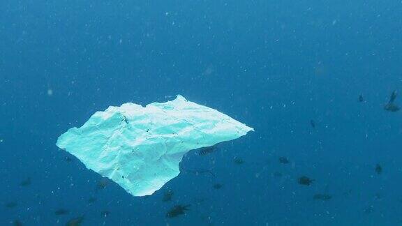 环境问题:海洋中的一次性塑料
