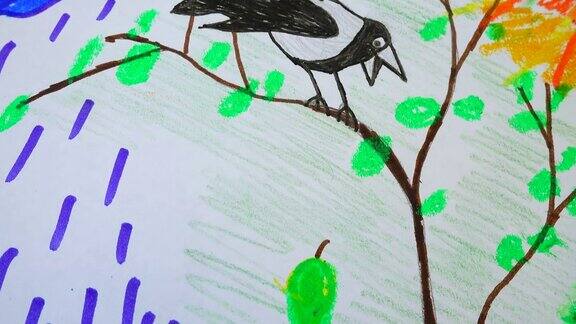 画一只鸟