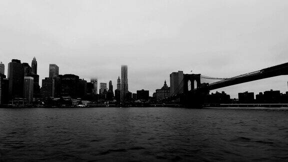 曼哈顿下城大雾弥漫