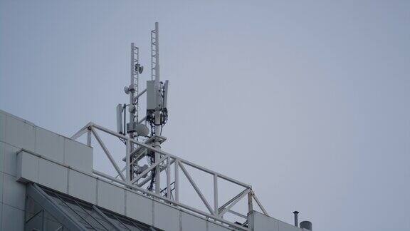 通信天线大楼楼顶无人机射击高频干扰