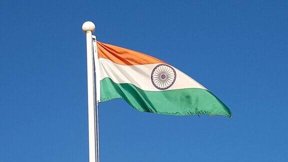 韩国空中飘扬着印度国旗