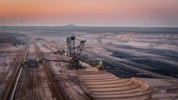 德国因登的褐煤露天开采