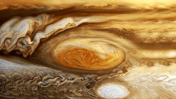 近距离观察木星的红斑