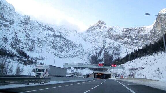 奥地利的冬季驾驶