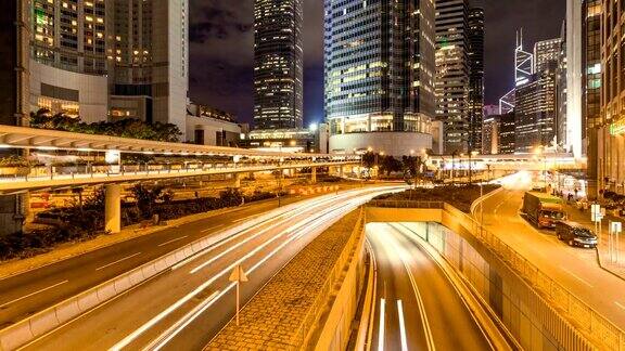 4K香港城市景观