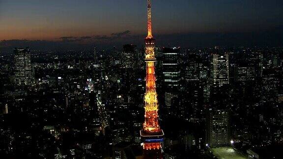六本木周围的东京塔
