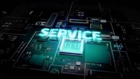 “服务”CPU芯片电路增长人工智能