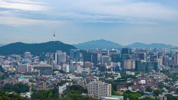 韩国首尔城市景观