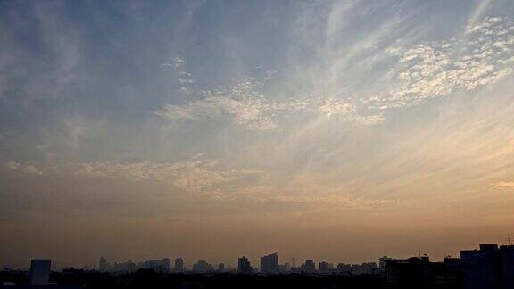日落时分的曼谷