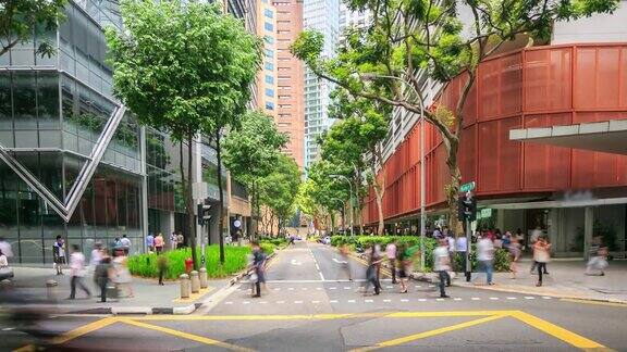 4K时光流逝:新加坡中央商务区