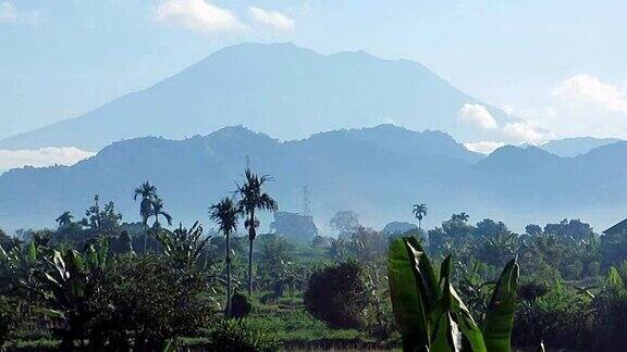 阿贡活火山巴厘岛印度尼西亚