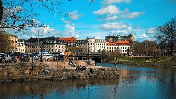 哥德堡的运河