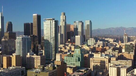 洛杉矶市中心Aerial4k
