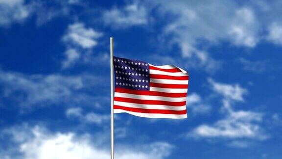 美国国旗升旗仪式