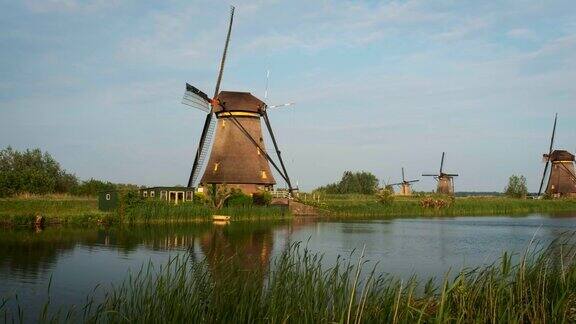 荷兰Kinderdijk的风车荷兰