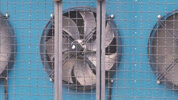 工业建筑气候控制系统用空气压缩机组制冷散热器用旋转通风风扇