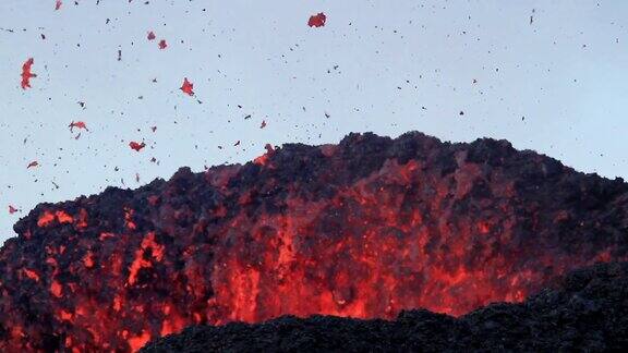 喷发的火山