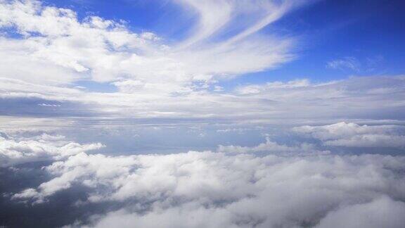 夏季天空中云层的4k镜头