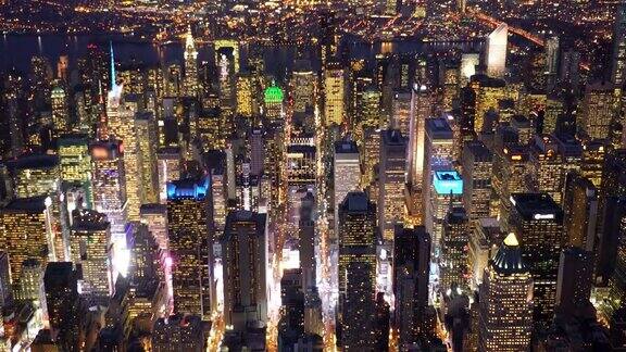 从高空拍摄的纽约建筑美国东海岸