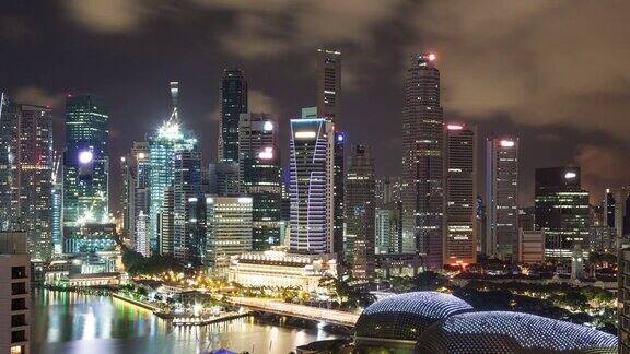 令人惊叹的新加坡的时间流逝