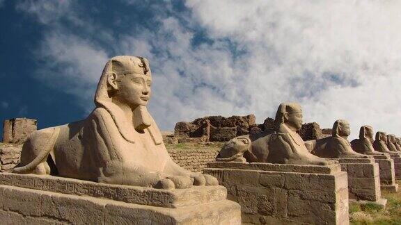 古狮身人面像和其他神庙遗址埃及的象征