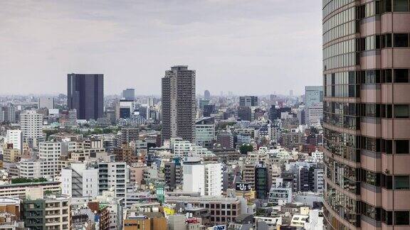Ebisu东京城市景观-时间流逝