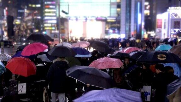 江南街的雨天韩国