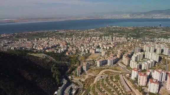 现代城市鸟瞰图伊兹密尔土耳其