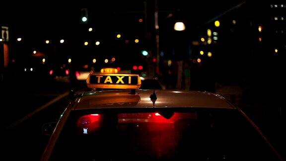 出租车晚上