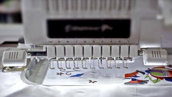 自动化的刺绣生产