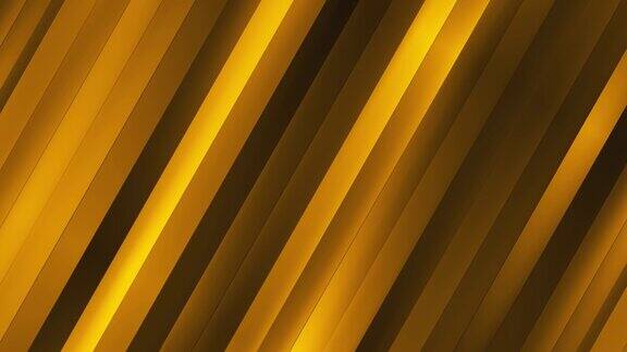 光滑的梯度线背景彩色对角线条纹的颜色和光移动温柔现代潮流闪亮的背景黄色