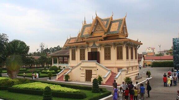 参观柬埔寨金边王宫