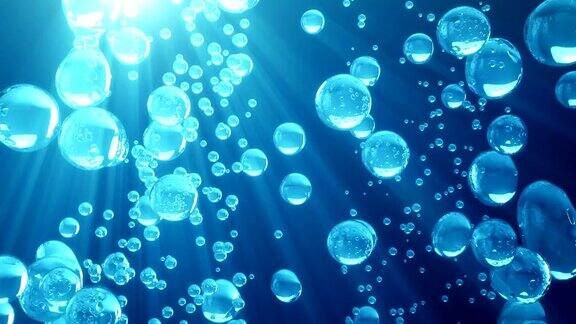 海洋泡沫的背景