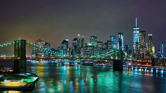 纽约夜晚照明