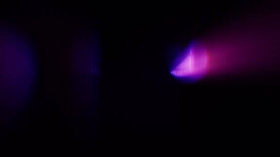 光环光泄漏在黑色背景覆盖过渡视频颜色过滤器