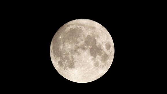 4K-满月穿过夜空