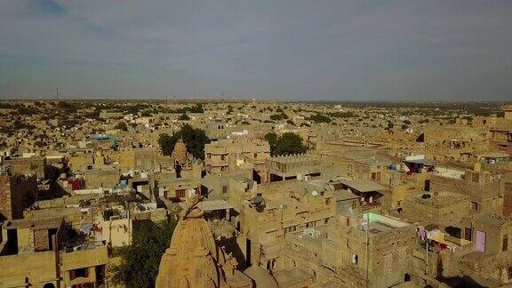 印度拉贾斯坦邦Jaisalmer堡的寺庙