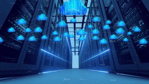 人工智能云计算大数据服务器机房信息存储中心
