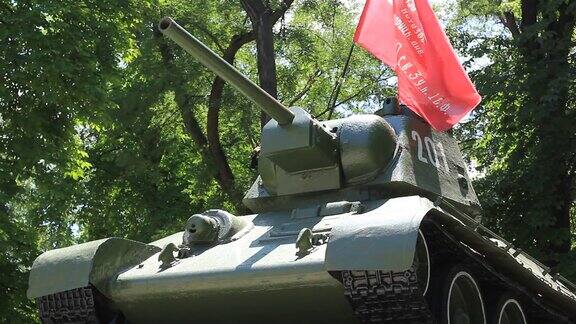 苏联二战坦克纪念碑