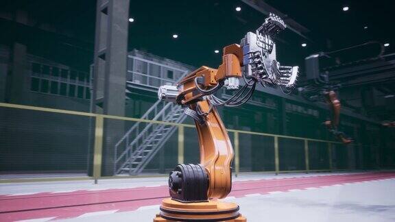 未来工厂中的机器人