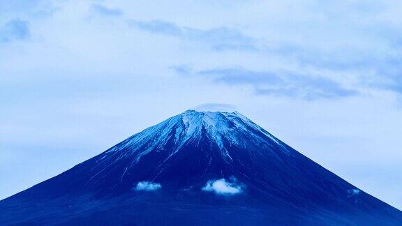 4K延时:川口湖的富士山