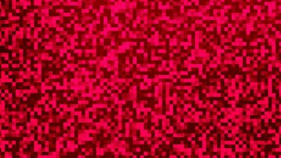 抽象的红色像素运动背景