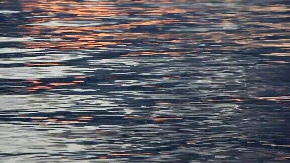 日落时的河水自然背景鄂毕河俄罗斯