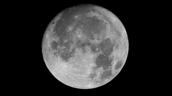 月球的特写镜头