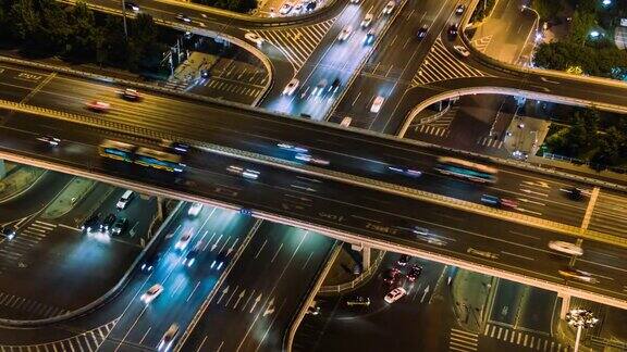 北京公路夜行灯步道