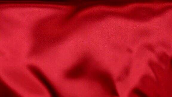 波浪运动红色织物