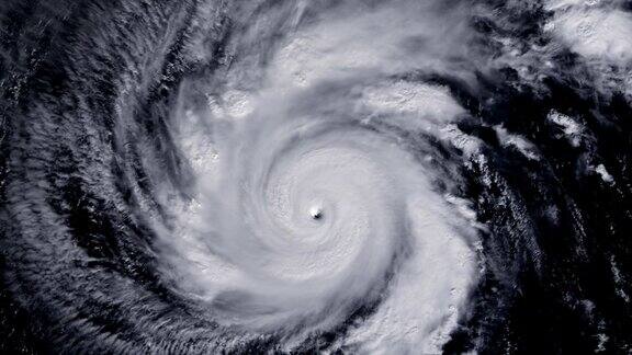 来自太空的飓风风暴龙卷风卫星图像