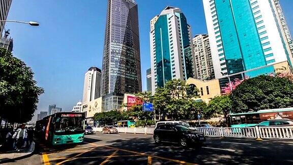 中国深圳2014年11月20日:中国深圳市中心的美丽风景