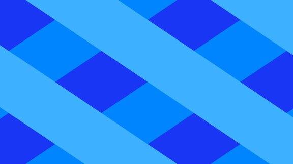 方形运动背景环蓝色