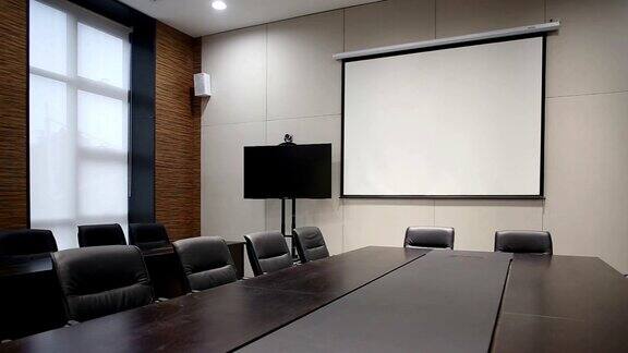 现代化的商务办公会议室内饰